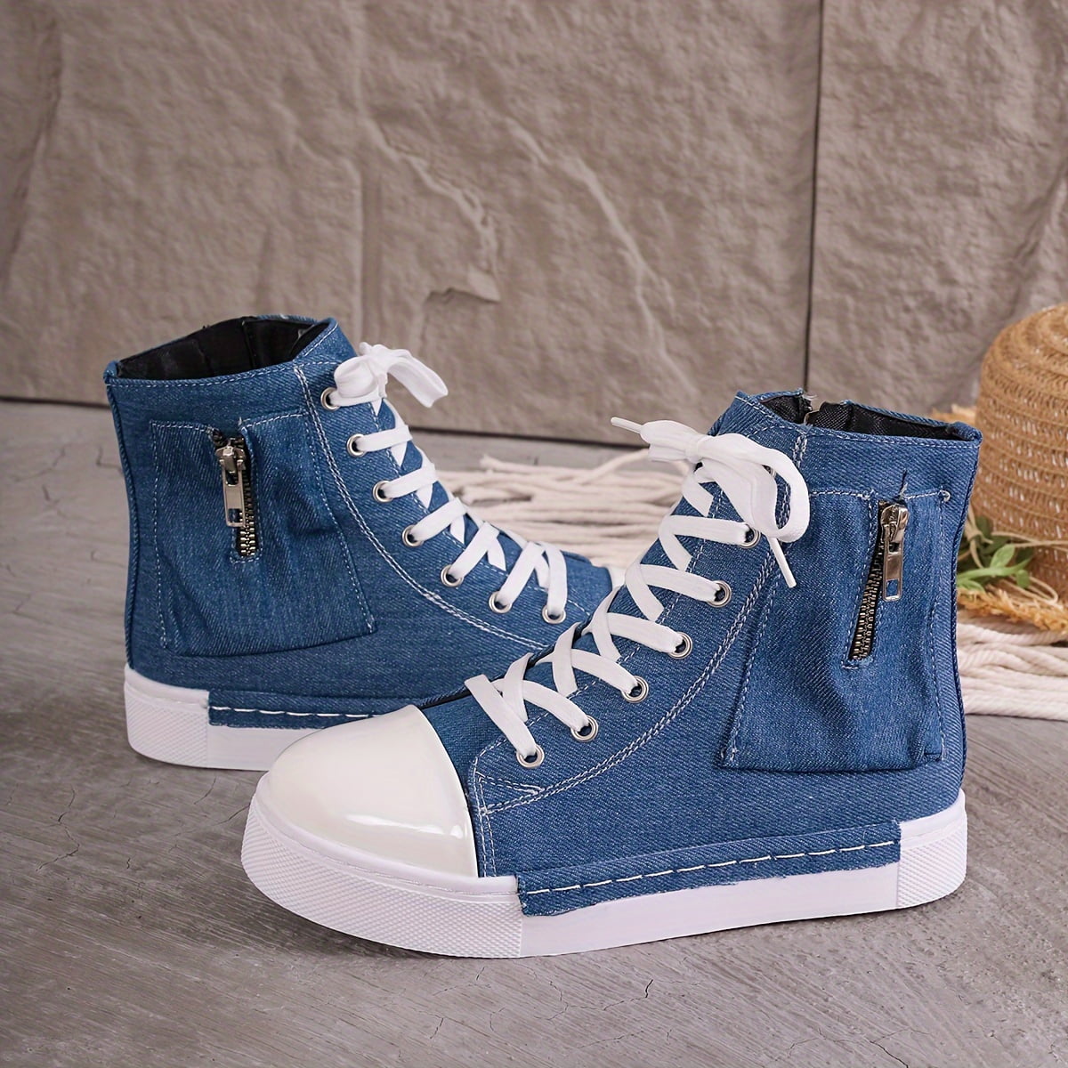 Stylish HighTop Women's Sneakers Breathable, AllSeason Canvas Shoes