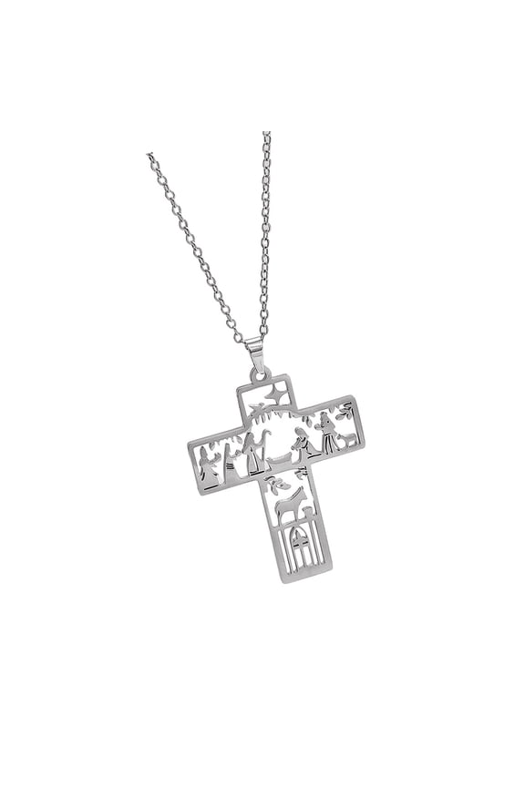 Stylish Hollow Wizard Crosses Pendant Necklace Designed For Comfort And Durability In High Grade Stainless Steel
