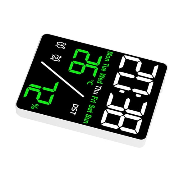 Stylish Home Decorations Weather Stations Temperature Display Alarm Clock with Backlights Home Temperature Trackings