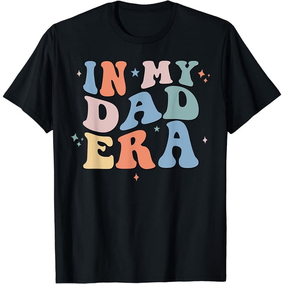 Stylish In My Dad Era Retro Groovy Father's Day T-Shirt, Perfect Gift for Dads