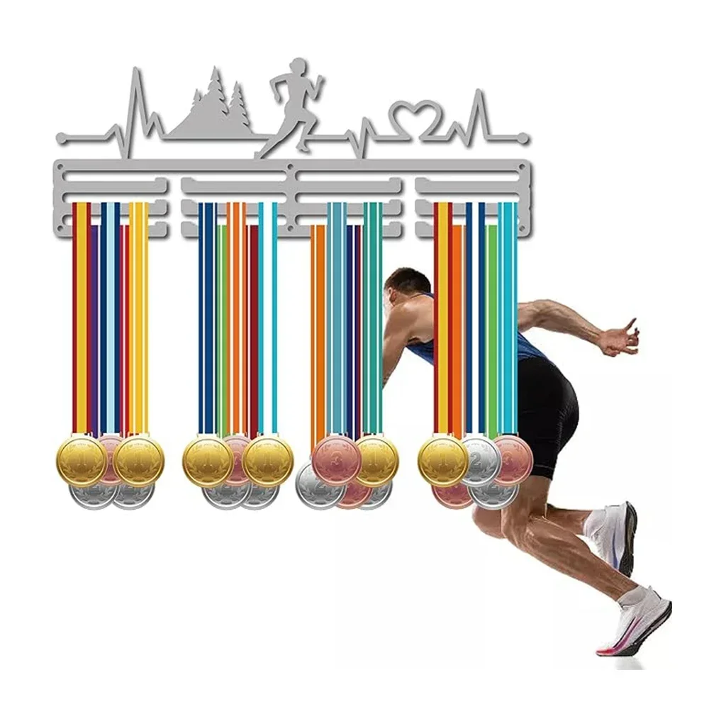 Stylish Iron Medal Hanger- Football/Running Wall Stand for Home ...