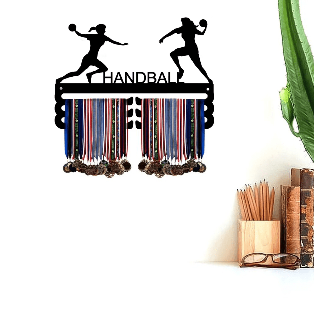 Stylish Iron Medal Hanger- Football/Running Wall Stand for Home ...