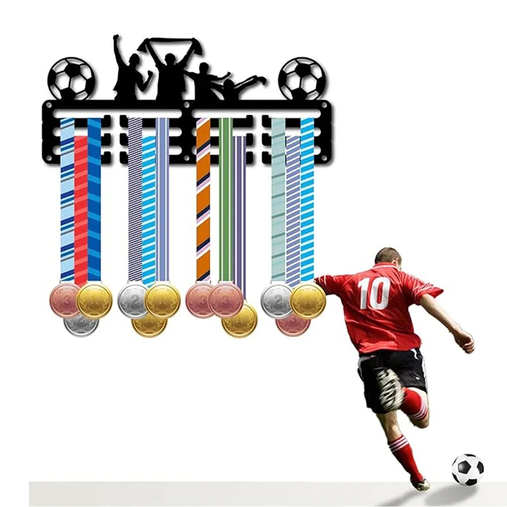 Stylish Iron Medal Hanger- Football/Running Wall Stand for Home ...