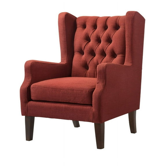Stylish Irwin Wingback Chair: Comfortable, Stable, Button Tufted, Various Colors