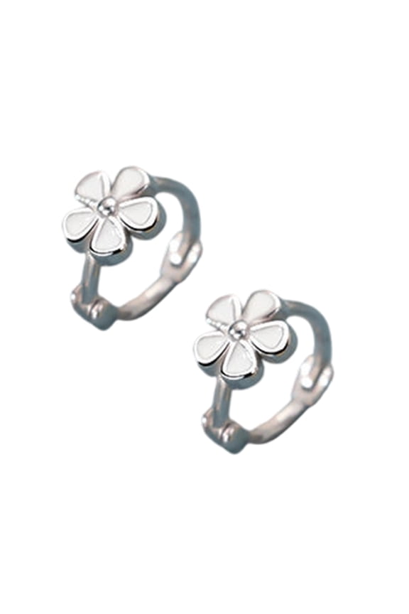 Stylish Japanese Aesthetic Earrings Anti Tarnish Daisies Charm Ear Studs Comfortable Ear Accessories for Date Night