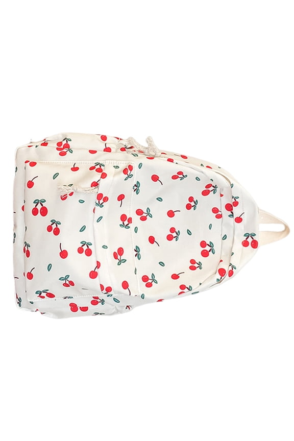 Stylish Japanese Fruit Patterned Backpack Rucksacks Large Capacity Daypacks School Bag for Business Travel