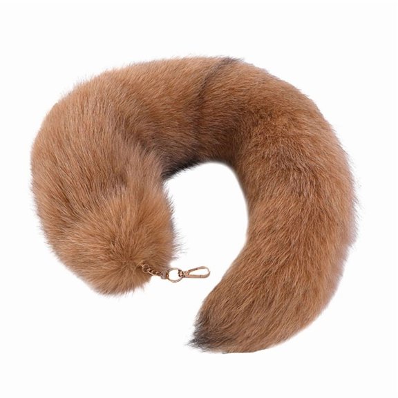 Stylish Keychain with Tail Bag Pendant for Women Keyring Ornament Personalized Bag Accessory Key Charm Decoration