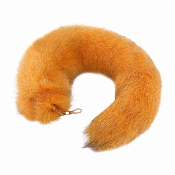 Stylish Keychain with Tail Bag Pendant for Women Keyring Ornament Personalized Bag Accessory Key Charm Decoration