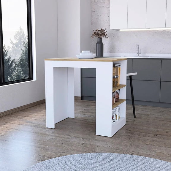 Stylish Kitchen Solution - Serve as Dining Table and Storage Unit