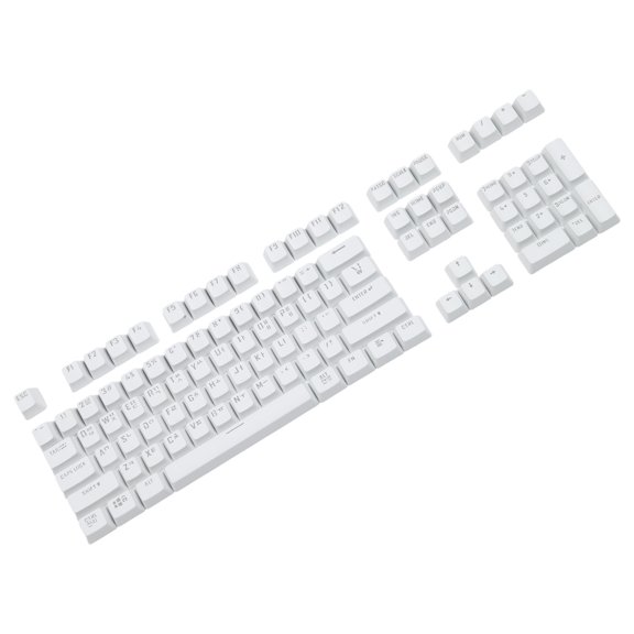 Stylish Korean Mechanical Keyboard Keycaps, 104 Keys with Translucent Pattern and OEM Height Sublimations Printing