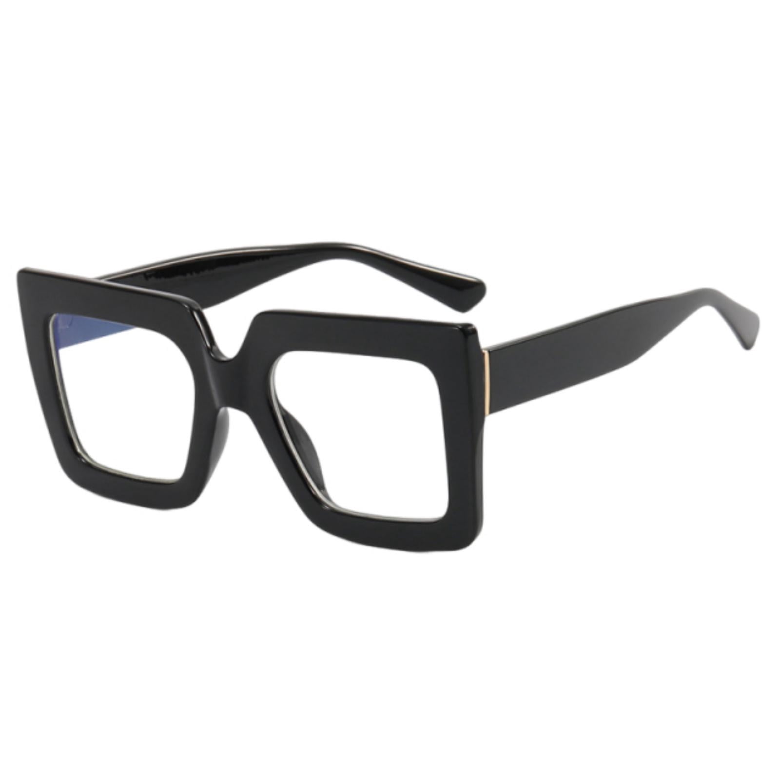 Stylish Ladies Oversized Blue Light Blocking Computer Glasses Modern ...