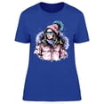 thumbnail image 1 of Stylish Lady In Winter Clothing T-Shirt Women -Image by Shutterstock, Female Medium, 1 of 2