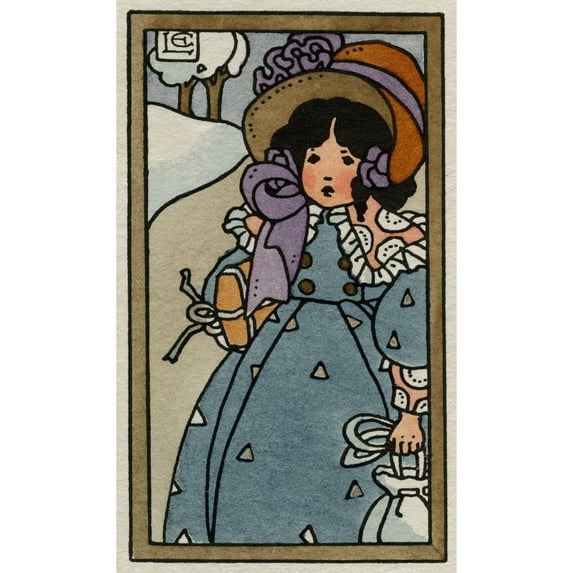 Stylish Lady Poster Print By Mary Evans Picture Librarypeter & Dawn Cope Collection (24 X 36)