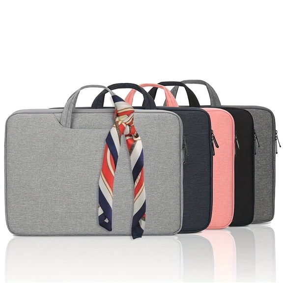 Stylish Laptop Bag with Silk Feeling Scarf Laptop Shoulder Messenger Bag Case Sleeve for 13 -13.3 Inch Laptop bag for Women