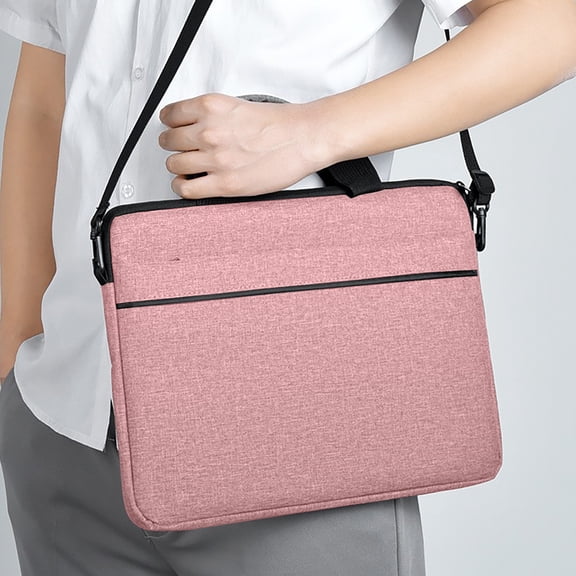 Stylish Laptop Tote Shoulder Bag - Fits 14.1/15.6 Inch Laptops & Tablets, Lightweight Business Casual