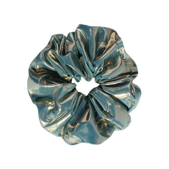 Stylish Large Hair Accessory Leather And Fabric Elastic Hair Scrunchie Fashion Hair Accessory Suitable For Women