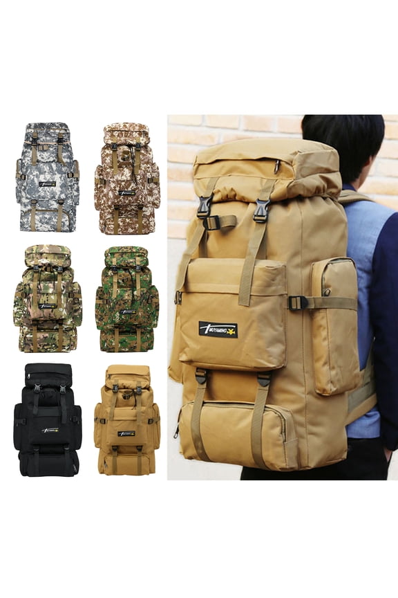 Stylish Large-capacity Travel Backpack Polyester,ACU