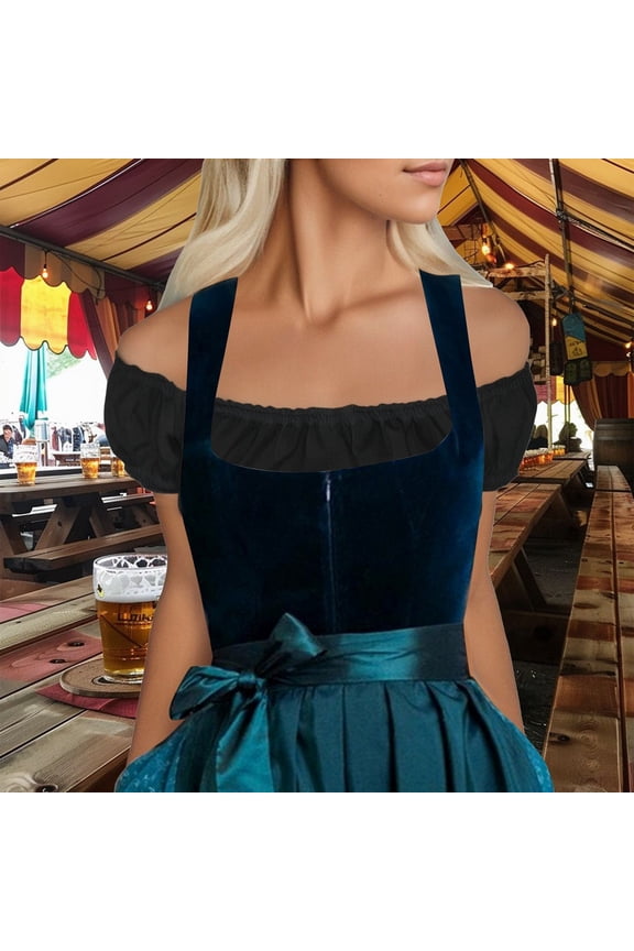 Stylish Layering Dirndl Shirt For Women Oktoberfest Celebration And German Bavarian Festival Comfortable Long/Short Sleeve Tee Shirts for Men Beach Tops Casual Shirt