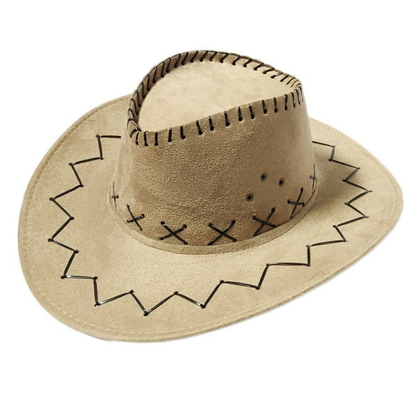 Stylish Leather Cowboy Hat for Kids Parties Halloween Dress Up and Western Themed Events