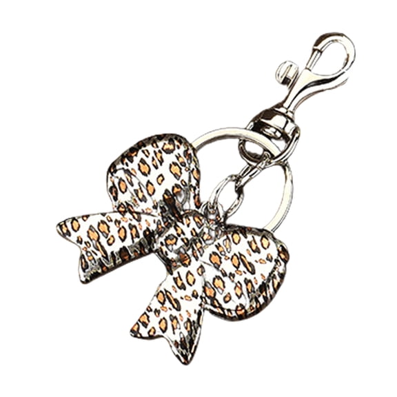 Stylish Leopard Pattern Rings Unique Leopard Designs Keychain for Fashionable Individuals Seeking Unique Styles