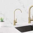 thumbnail image 1 of Stylish Lodi One-Handle Brushed Gold Water Tap Faucet Height 11¼" K-142G, 1 of 12