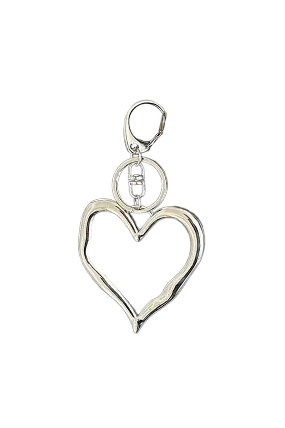 Stylish Love Key Pendant Irregular Hollow Craft Versatile Use Bag Ornament