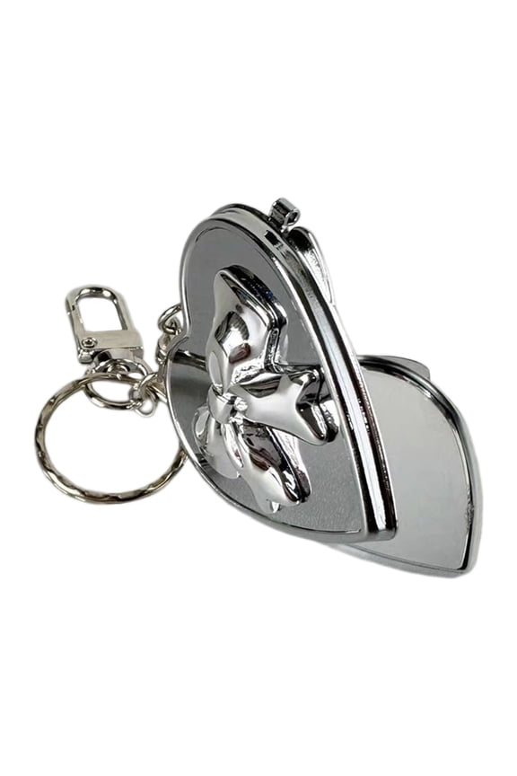 Stylish Lovely Bowknot Heart Charm Pendnat Trinket Special Gifts Accessory for Friend and Couples with Multiple Color