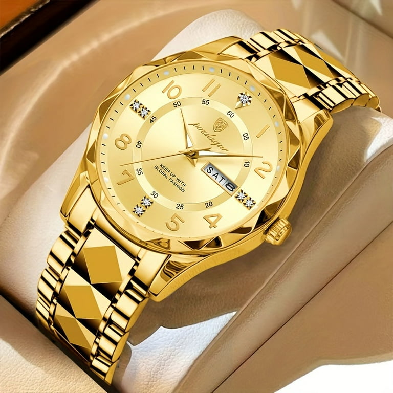 Stylish Luminous Quartz Wrist Watch Fashionable Business Timepiece with Accurate Movement Water Resistant Design and Comfortable Strap Perfect