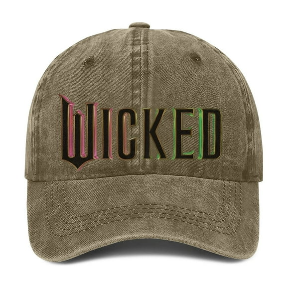 Stylish Men'S and Women'S Magic Wicked Witch Adjustable Baseball Cap -5x4.7"-Camel,Wicked Hat,Wicked Merch,Wicked Merchandise
