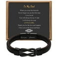 thumbnail image 1 of Stylish Men's Braided Leather Bracelet with Adjustable Clasp for Casual and Formal Wear - Handmade Durable Accessory for Everyday Use, 1 of 3