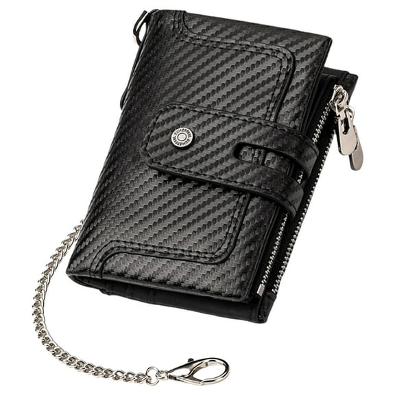 Stylish Men's Leather Wallet for Cards and Cash Multifunctional Wallet Coin Bag Change Purse Perfect for Daily Use