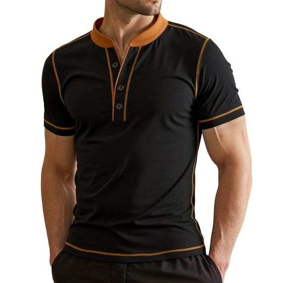 Stylish Men's T Shirts Casual Summer Short Sleeve Tees Comfortable Fit Lightweight Everyday Basic Tops Mens T-Shirts Colored Size 4xl with Pocket Pack