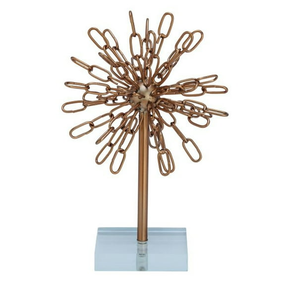 Stylish Metal Acrylic Gold Decor