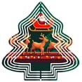 thumbnail image 1 of Stylish Metal Christmas Tree Wind Spinner - Festive Garden Decoration with Layered Design Perfect for Holiday Yard Decor, 1 of 7