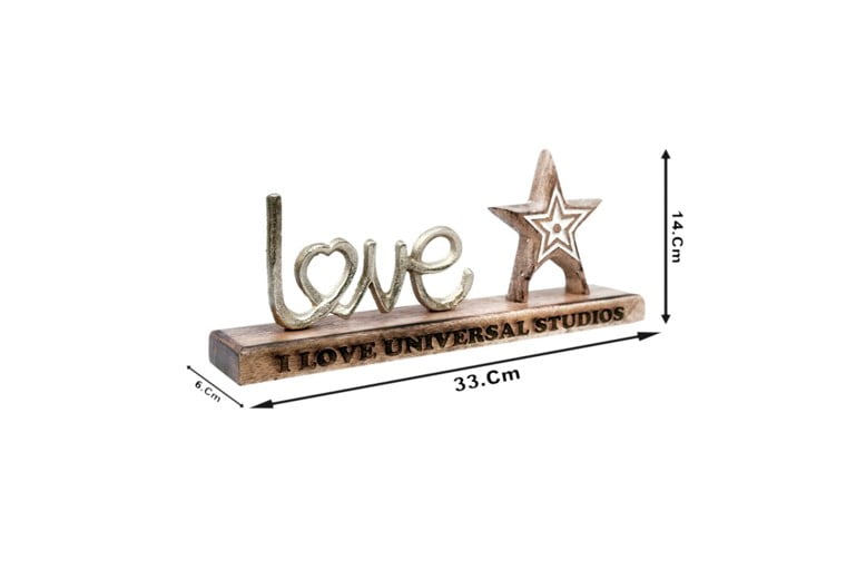 Stylish Metal Handcrafted Black Color ”Love