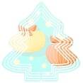 thumbnail image 1 of Stylish Metal Hanging Christmas Tree Wind Spinner - Festive Pastel Ornaments & Modern Design for Garden Decor, 1 of 7