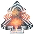 thumbnail image 1 of Stylish Metal Hanging Christmas Tree Wind Spinner - Modern Abstract Design with Vibrant Fireworks Pattern for Garden Decor, 1 of 6