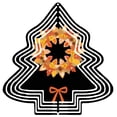 thumbnail image 1 of Stylish Metal Hanging Christmas Tree Wind Spinner - Modern Design with Autumn Leaf Patterns Perfect for Garden and Yard Decor, 1 of 7