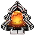 thumbnail image 1 of Stylish Metal Hanging Christmas Tree Wind Spinner - Orange Star Pattern Ornament Layered Design for Festive Yard & Garden Decor, 1 of 7