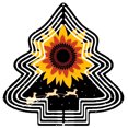 thumbnail image 1 of Stylish Metal Hanging Tree-Shaped Wind Spinner with Sunflower Center & Reindeer Silhouettes - Perfect for Garden & Yard Decor, 1 of 7