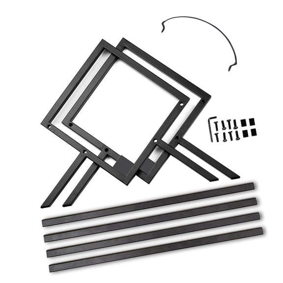 Stylish Metal Record Holder, Space-Saving Desktop Storage Rack with Solid Base for Record Collectors & Music Lovers