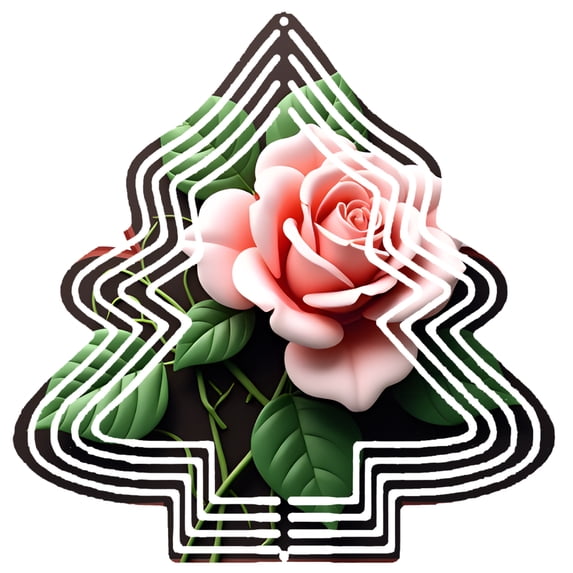 Stylish Metal Tree-Shaped Wind Spinner for Garden - Modern Design with Intricate Patterns & Vibrant Colors Perfect for Outdoor Decor