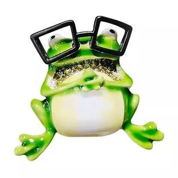 Stylish Metallic Frogs Jewelry Pin Creative Design Oil Pin Jewelry For Modern Styles Enthusiasts