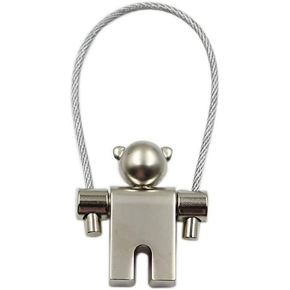 Stylish Metallic Keychain (Mesh Wire Bear)