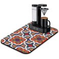 thumbnail image 1 of Stylish Mexican Coffee Drying Mat for Kitchen Counter High Absorbency Diatom Mud Pad Easy to Clean Kitchen Gadget, Coffee Mat Large 19.5x12in, Multi Use, 1 of 7