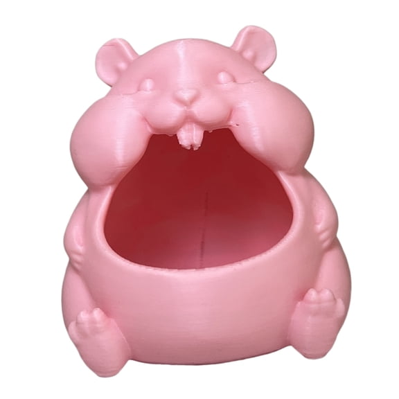 Stylish Mini Hamster Themed Storage Box Perfect For Home Office Use
