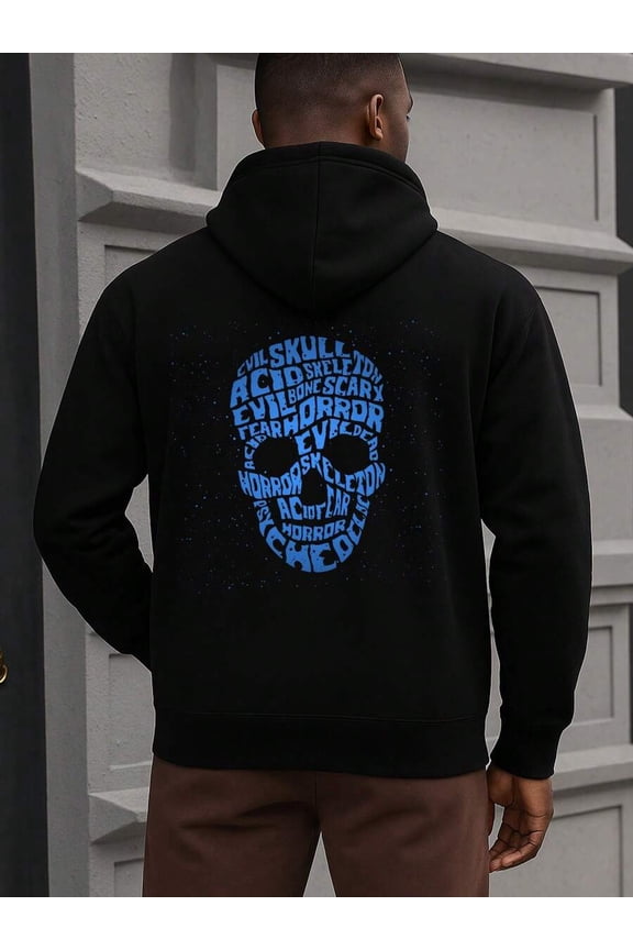 Stylish And Minimalist Hoodie For Autumn/Winter Graphic Hoodies Funny Hoodies Mens Black Spring Summer Outdoor & Home Wear Everyday Styling Sutumn Clothes Hoodies Cotton-Polyester Blend (Polyester 60