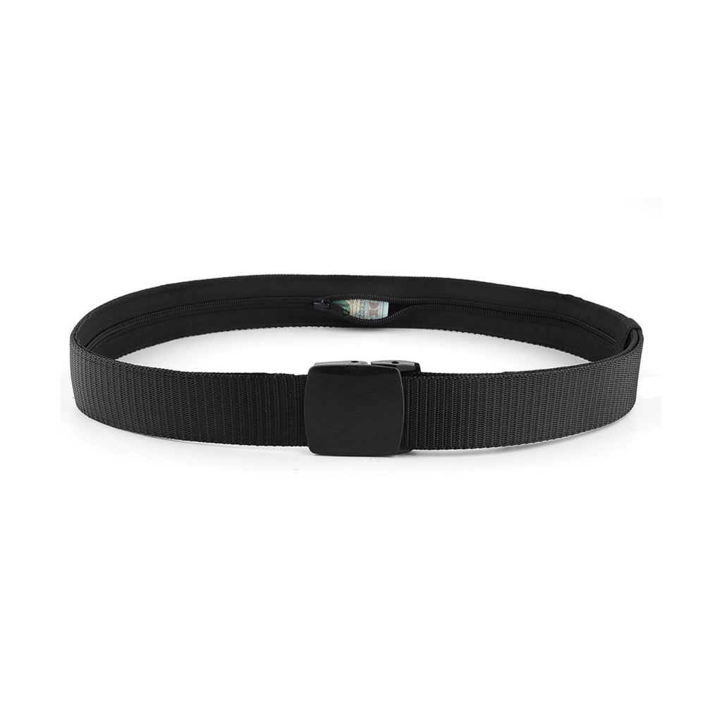 Stylish Money Belt with Zipped Pocket Lightweight Waist Bag for Travel