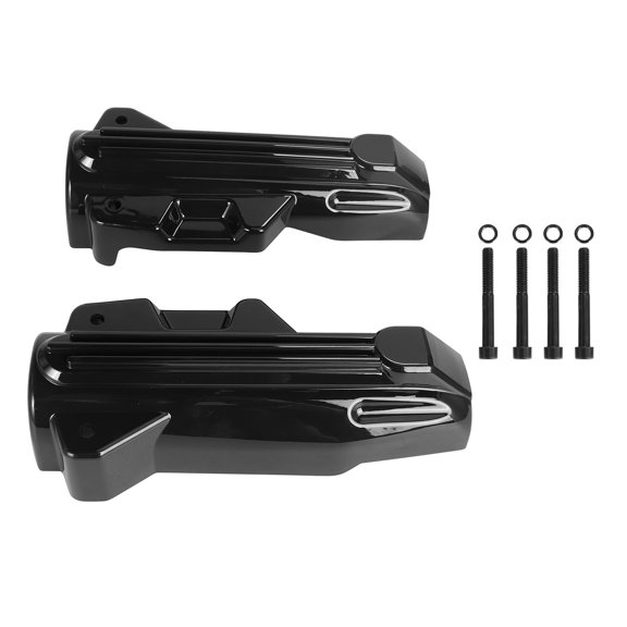 Stylish Motorcycles Front Fork Dust Protectors Shielding Guards Covers Suitable For 14-22 Bikes Crafted From ABS Materials