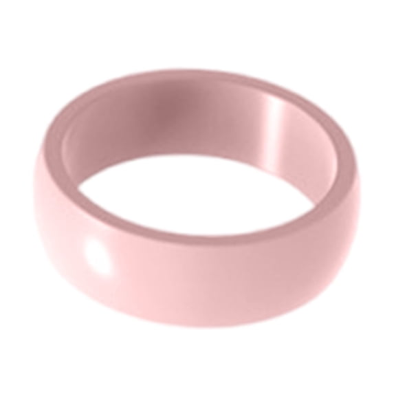 Stylish Multi Color Silicone Rings Lightweight Jewelry Sweatproof Unisex Sports Rings Finger Jewelry for Women Men